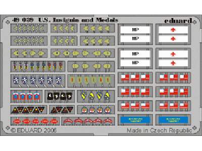  US Insignia and Medals WWII 1/48 - blaszki - zdjęcie 1