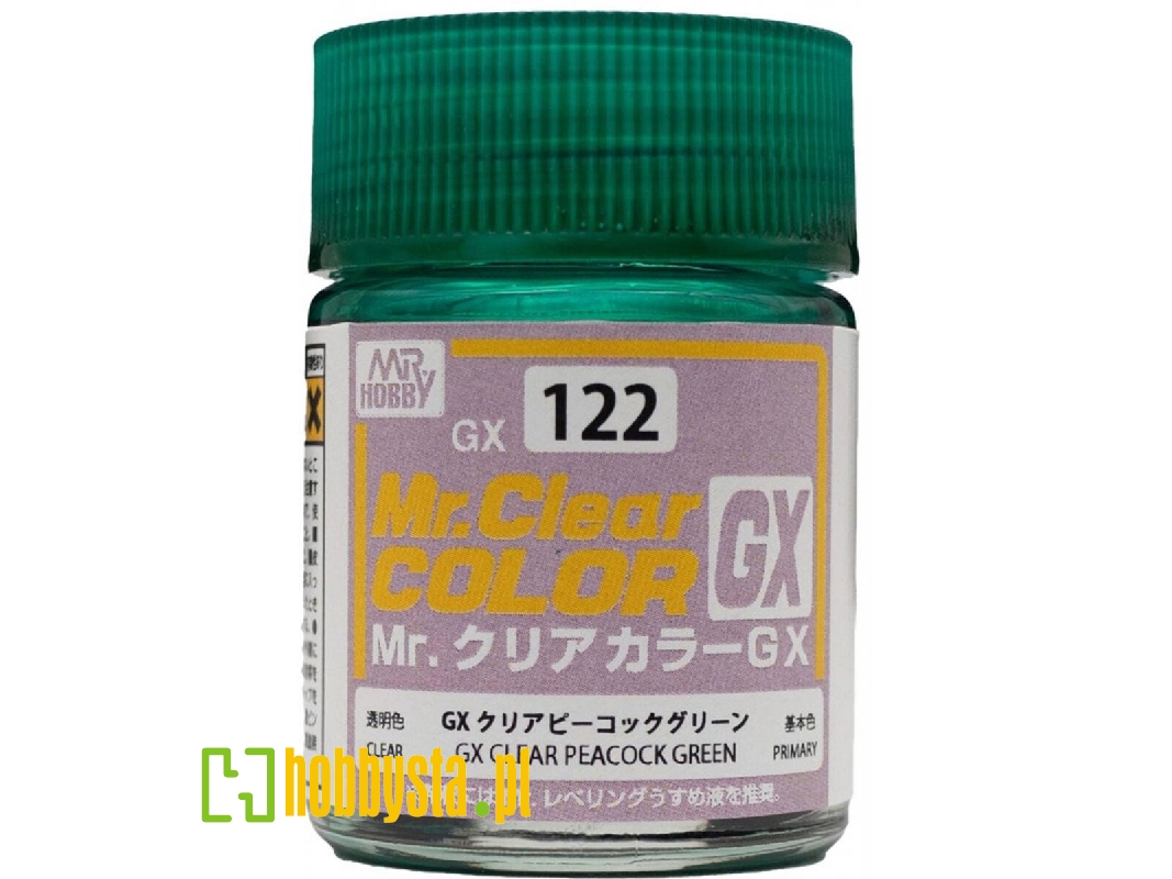 Gx-122 Peacock Green Clear - zdjęcie 1
