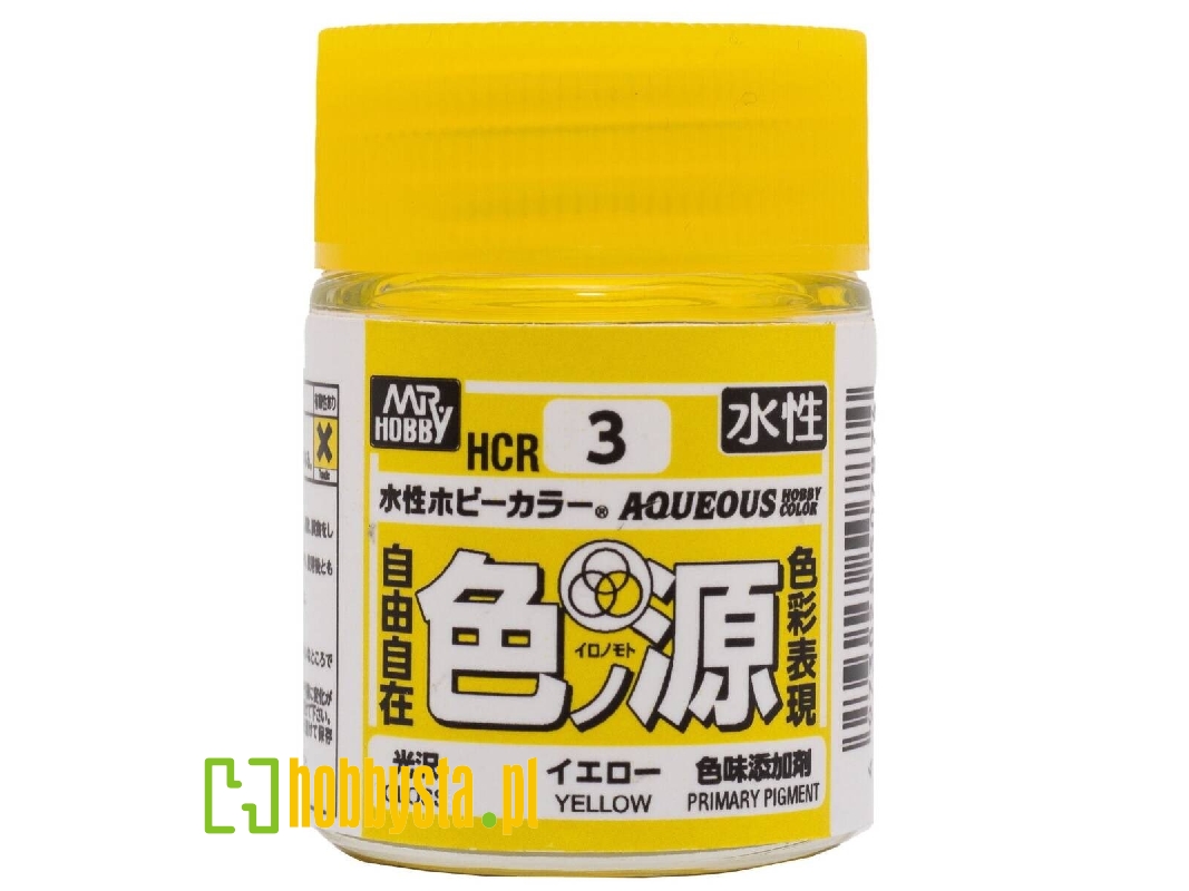 Hcr-03 Primary Color Pigments - Yellow Gloss (Wodna) - zdjęcie 1 Hcr-03 Primary Color Pigments - Yellow Gloss (Wodna) - zdjęcie 1