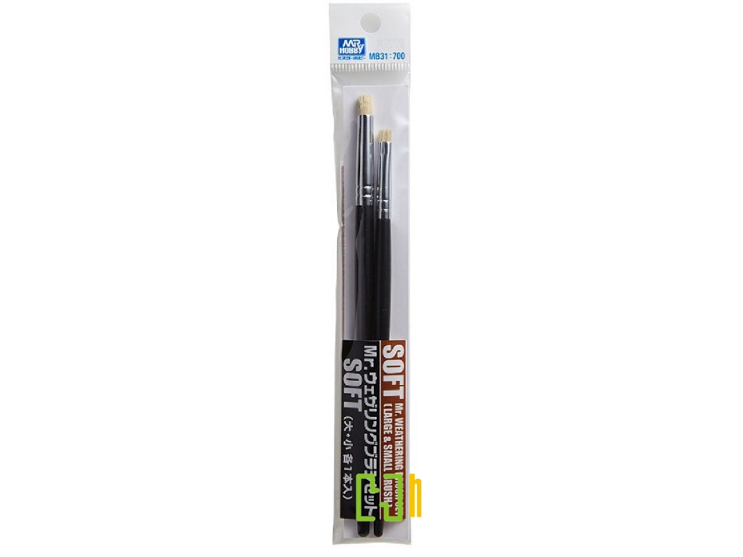 Mr. Weathering Brush Set Soft - zdjęcie 1 Mr. Weathering Brush Set Soft - zdjęcie 1