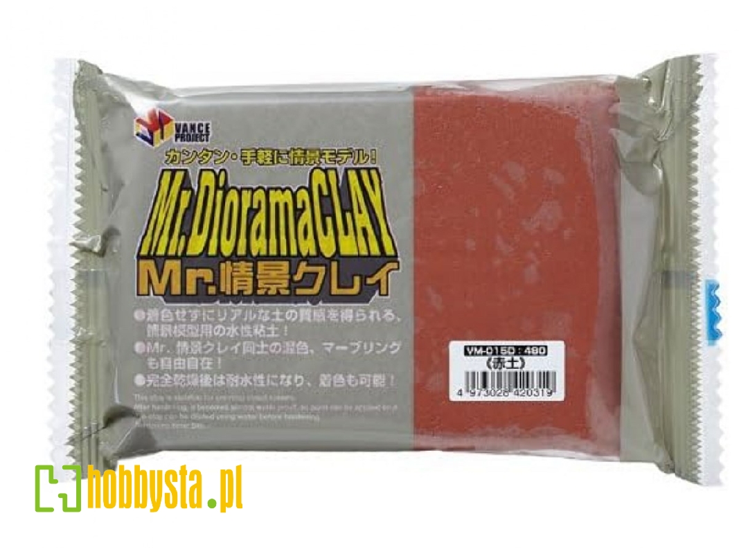 Mr. Diorama Clay For The Scene (Red Earth) 300g - zdjęcie 1 Mr. Diorama Clay For The Scene (Red Earth) 300g - zdjęcie 1