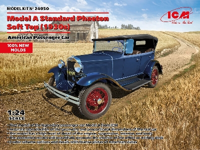 Model A Standard Phaeton Soft Top (1930s) - zdjęcie 1