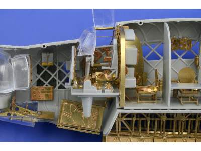  Wellington Mk. I cockpit interior 1/48 - Trumpeter - blaszki - zdjęcie 7