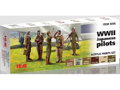 Acrylic Paints Set For WWII Japanese Pilots - zdjęcie 1