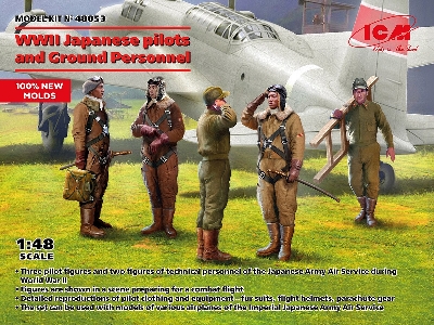 Japanese Pilots And Ground Personnel WWII - zdjęcie 1