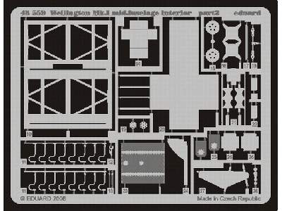  Wellington Mk. I Mid. fuselage interior 1/48 - Trumpeter - blas - zdjęcie 3