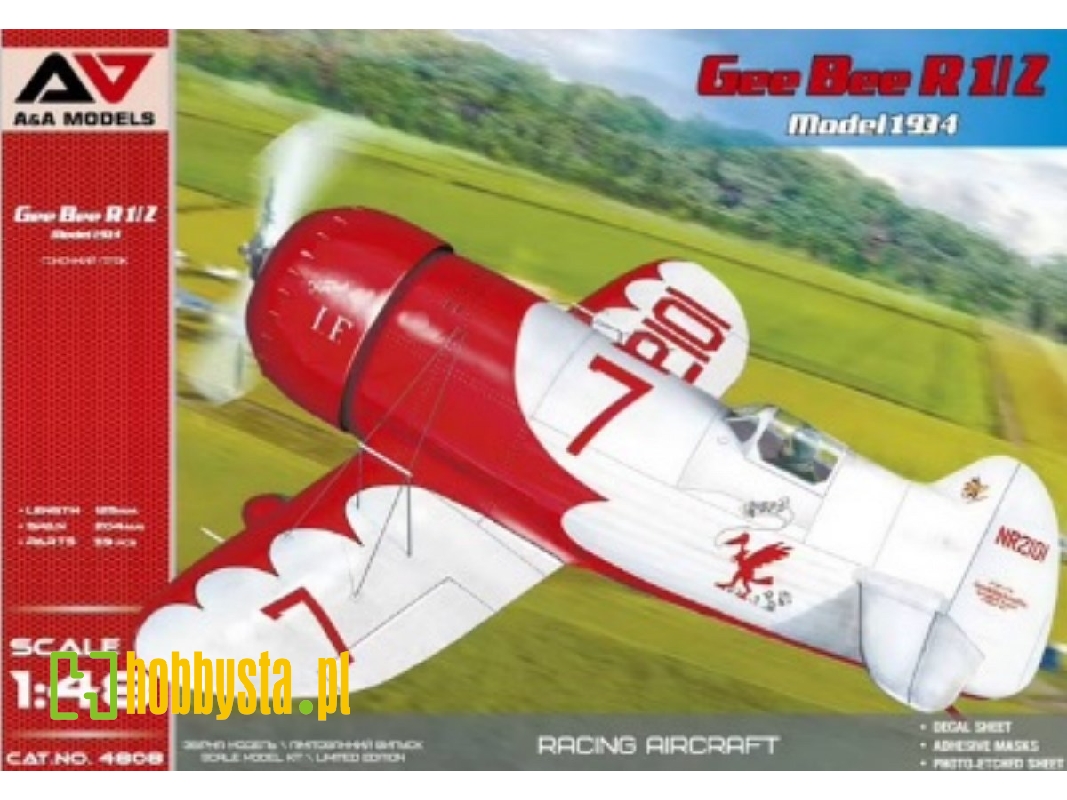 Gee Bee R1/2 Model 1934 - zdjęcie 1 Gee Bee R1/2 Model 1934 - zdjęcie 1