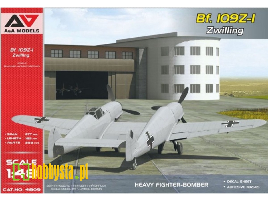 Messerschmitt Bf. 109z-1 Zwilling - zdjęcie 1 Messerschmitt Bf. 109z-1 Zwilling - zdjęcie 1