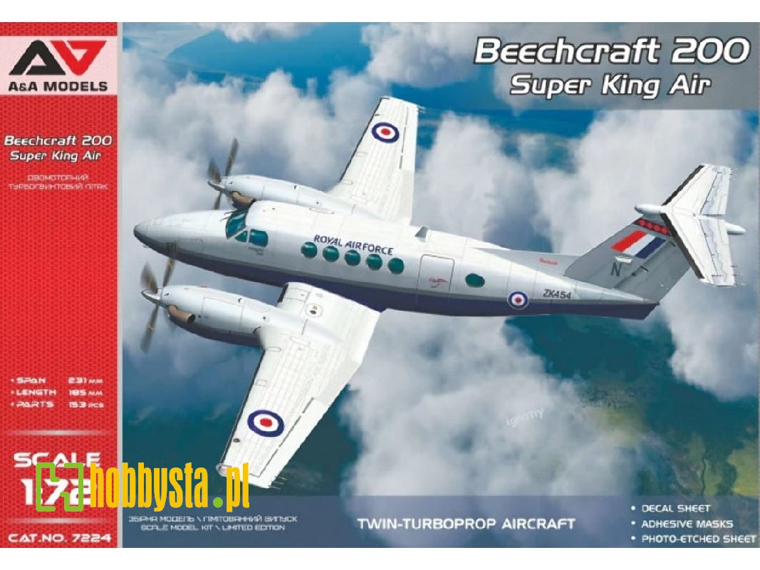 Beechcraft 200 Super King Air Twin-turboprop Aircraft - zdjęcie 1 Beechcraft 200 Super King Air Twin-turboprop Aircraft - zdjęcie 1
