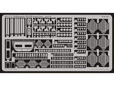  Wellington Mk. III bomb bay 1/48 - Trumpeter - blaszki - zdjęcie 4