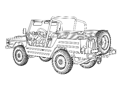 0,5t Light Truck 4x4 Iltis - zdjęcie 13