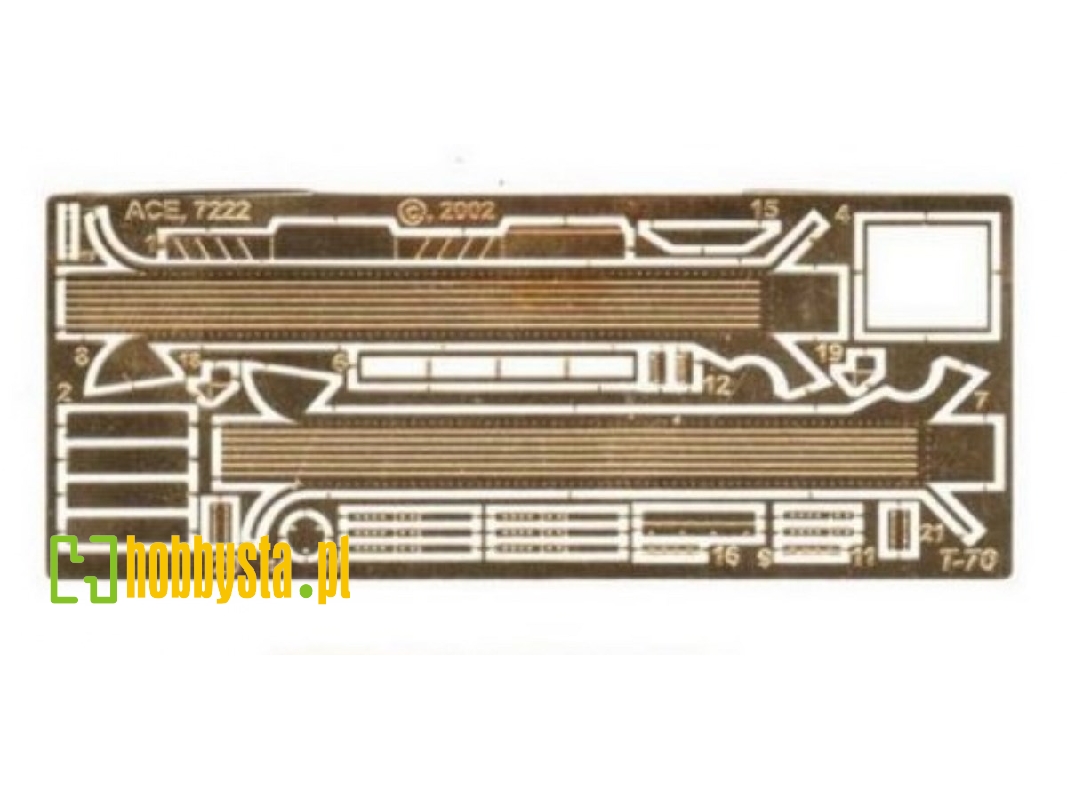 Etched Update Part For T-70 - zdjęcie 1 Etched Update Part For T-70 - zdjęcie 1