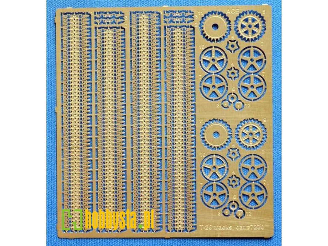 T-26 Tracks + Idler + Spocket Wheels - zdjęcie 1 T-26 Tracks + Idler + Spocket Wheels - zdjęcie 1