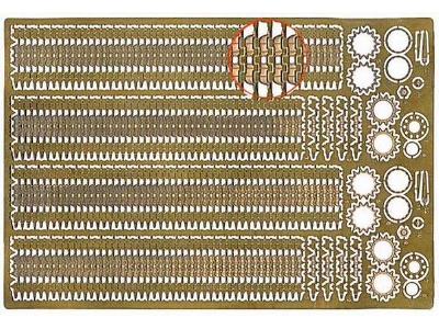 T-72 Rmsh Etched Tracks Set - zdjęcie 1