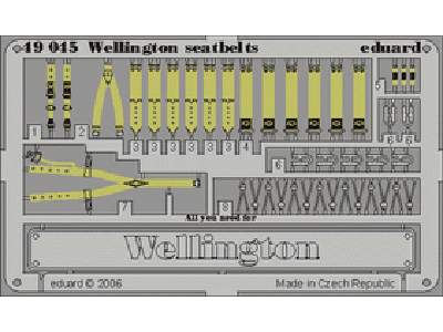  Wellington seatbelts 1/48 - Trumpeter - blaszki - zdjęcie 1