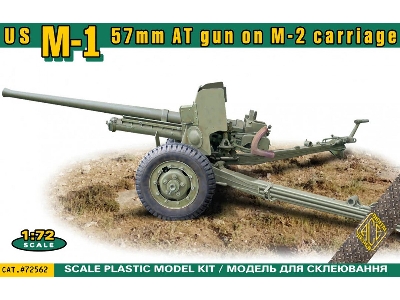 Us M-1 57mm At Gun On M-2 Carriage - zdjęcie 1