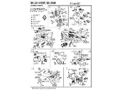 Photo-etched: Mi-24 V/D/P, Mi-35m Pilots Interior - zdjęcie 4