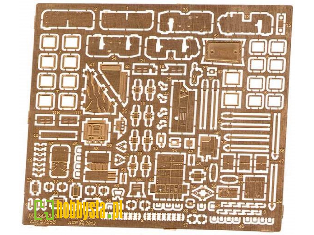 Photo-etched: Mi-24 A/V/D/P, Mi-35m Cargo Module Interior - zdjęcie 1 Photo-etched: Mi-24 A/V/D/P, Mi-35m Cargo Module Interior - zdjęcie 1