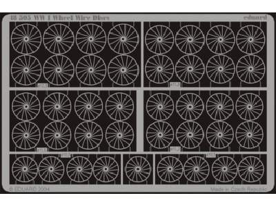  WWI Wheel Wire Discs 1/48 - blaszki - zdjęcie 1