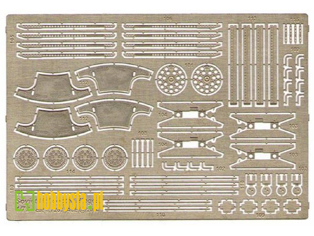 Photo-etched: Soviet Helicopter Hinges - zdjęcie 1 Photo-etched: Soviet Helicopter Hinges - zdjęcie 1