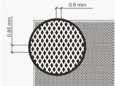 Anti-slip Surfaces (X-type, Recessed Lines, 0.6mm Step; 135mm X 64mm) - zdjęcie 2