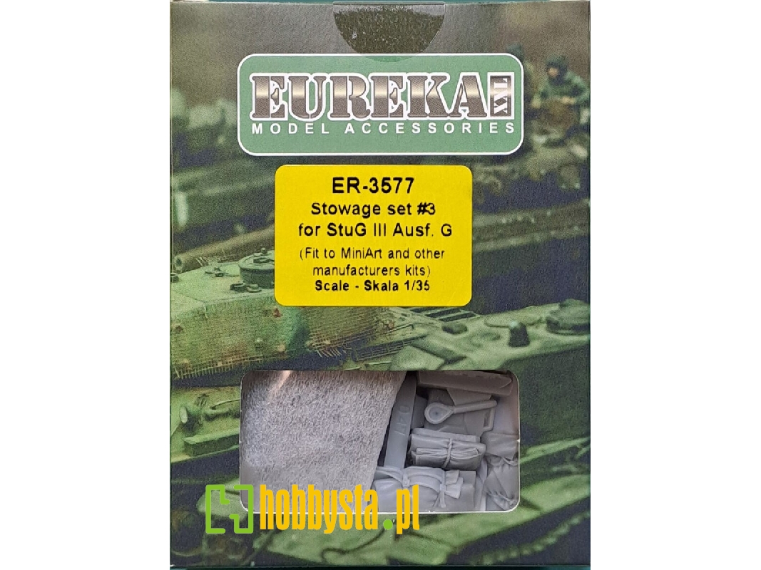 Stug Iii Ausf.G - Stowage Set#3 (For Miniart, Dragon, Das Werk, Takom, Rfm Kits) - zdjęcie 1 Stug Iii Ausf.G - Stowage Set#3 (For Miniart, Dragon, Das Werk, Takom, Rfm Kits) - zdjęcie 1