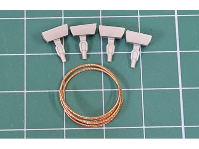 Towing Cable For Modern Soviet Tanks 1/72 (T-72, T-80, T-90) - zdjęcie 1