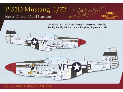 P-51D MUSTANG DUAL COMBO 1/72 - zdjęcie 21