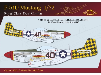 P-51D MUSTANG DUAL COMBO 1/72 - zdjęcie 33