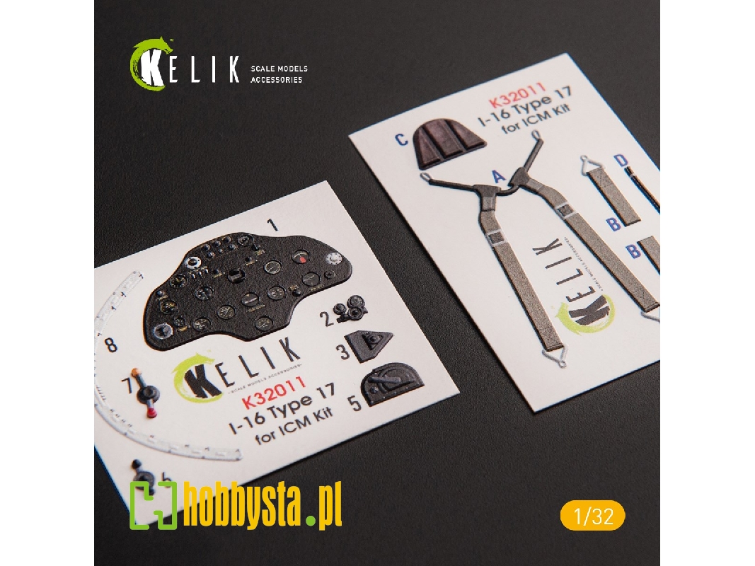 I-16 Type 17 - Interior 3d Decal For Icm Kit - zdjęcie 1