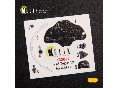 I-16 Type 17 - Interior 3d Decal For Icm Kit - zdjęcie 3