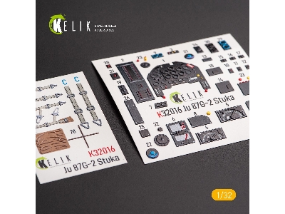 Junkers Ju 87 D/G Stuka - Interior 3d Decal For Trumpeter Kit - zdjęcie 1