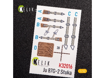 Junkers Ju 87 D/G Stuka - Interior 3d Decal For Trumpeter Kit - zdjęcie 2