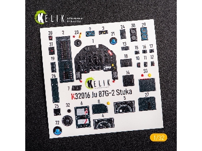 Junkers Ju 87 D/G Stuka - Interior 3d Decal For Trumpeter Kit - zdjęcie 3