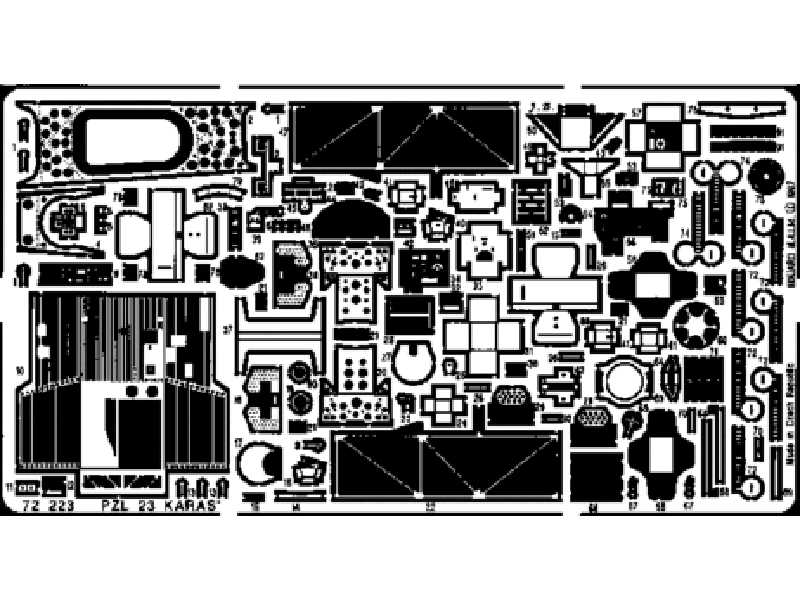  PZL-23 Karas 1/72 - Heller - blaszki - zdjęcie 1