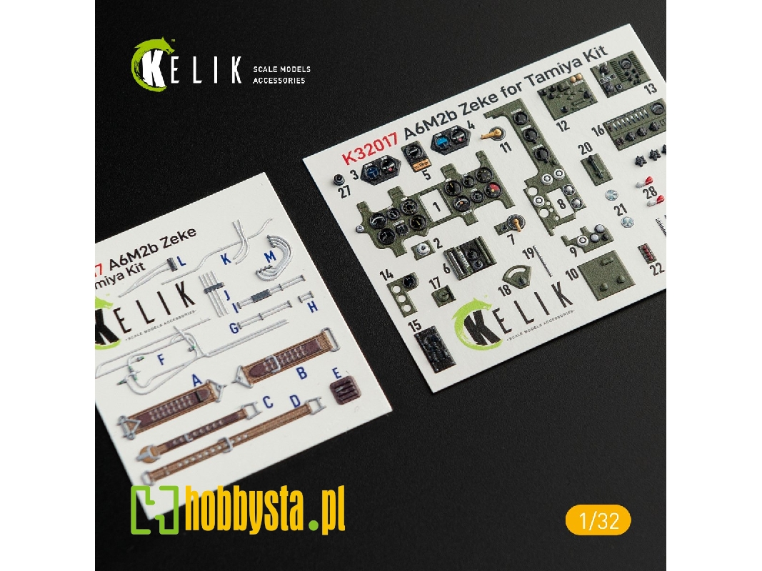 A6m2b Zeke - Interior 3d Decal For Tamiya Kit - zdjęcie 1 A6m2b Zeke - Interior 3d Decal For Tamiya Kit - zdjęcie 1