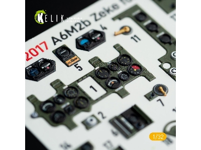 A6m2b Zeke - Interior 3d Decal For Tamiya Kit - zdjęcie 4