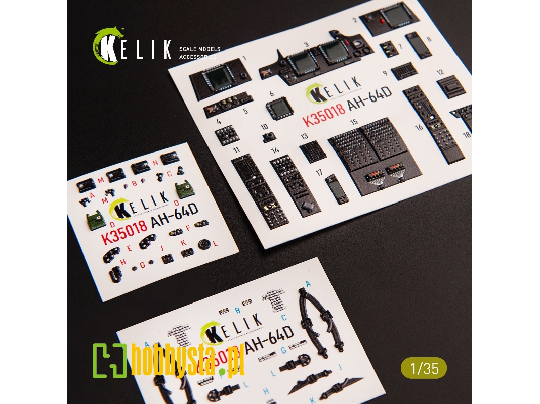 Ah-64d Apache - Interior 3d Decals For Takom Kit - zdjęcie 1 Ah-64d Apache - Interior 3d Decals For Takom Kit - zdjęcie 1