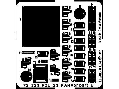  PZL-23 Karas 1/72 - Heller - blaszki - zdjęcie 3