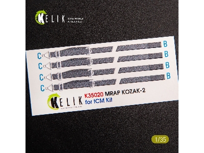 Kozak-2 Ukrainian Mrap - 3d Decals For Icm Kit - zdjęcie 3