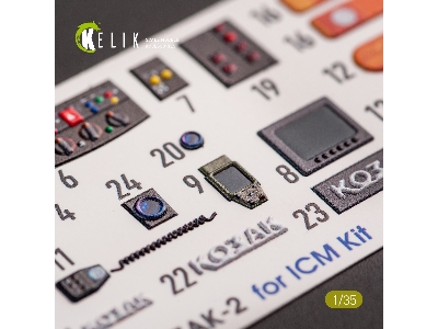 Kozak-2 Ukrainian Mrap - 3d Decals For Icm Kit - zdjęcie 5
