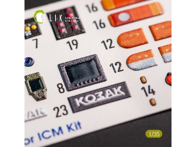 Kozak-2 Ukrainian Mrap - 3d Decals For Icm Kit - zdjęcie 6