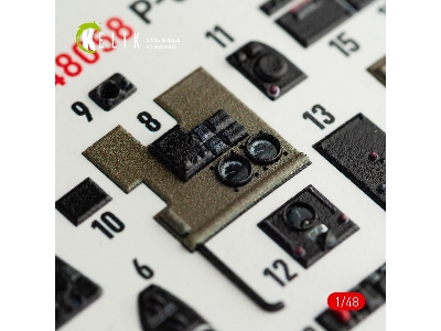 P-61b 'black Widow' Interior 3d Decals For Gwh Kit - zdjęcie 6