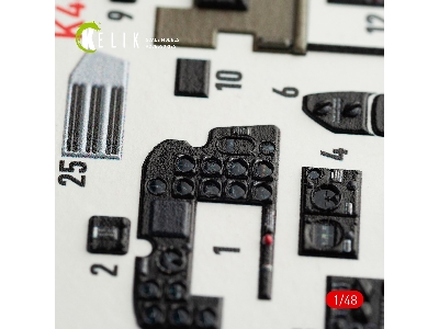 P-61b 'black Widow' Interior 3d Decals For Gwh Kit - zdjęcie 7