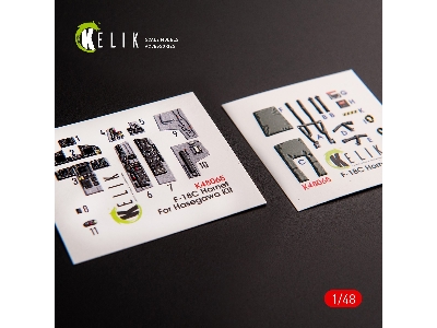 F-18c Hornet - Interior 3d Decals For Hasegawa Kit - zdjęcie 1