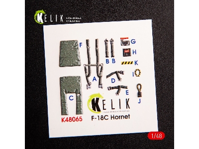 F-18c Hornet - Interior 3d Decals For Hasegawa Kit - zdjęcie 2