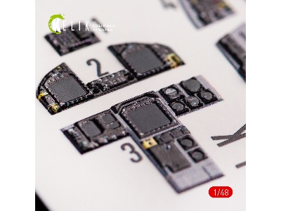 F-18c Hornet - Interior 3d Decals For Hasegawa Kit - zdjęcie 7