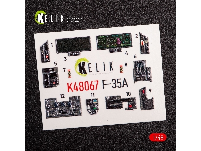 F-35a - Interior 3d Decals For Tamiya Kit - zdjęcie 4