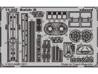  Rafale B S. A. 1/72 - Hobby Boss - blaszki - zdjęcie 1