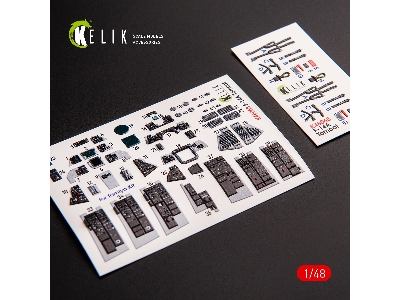 F-14a Tomcat Late - Interior 3d Decals For Tamiya Kit - zdjęcie 1